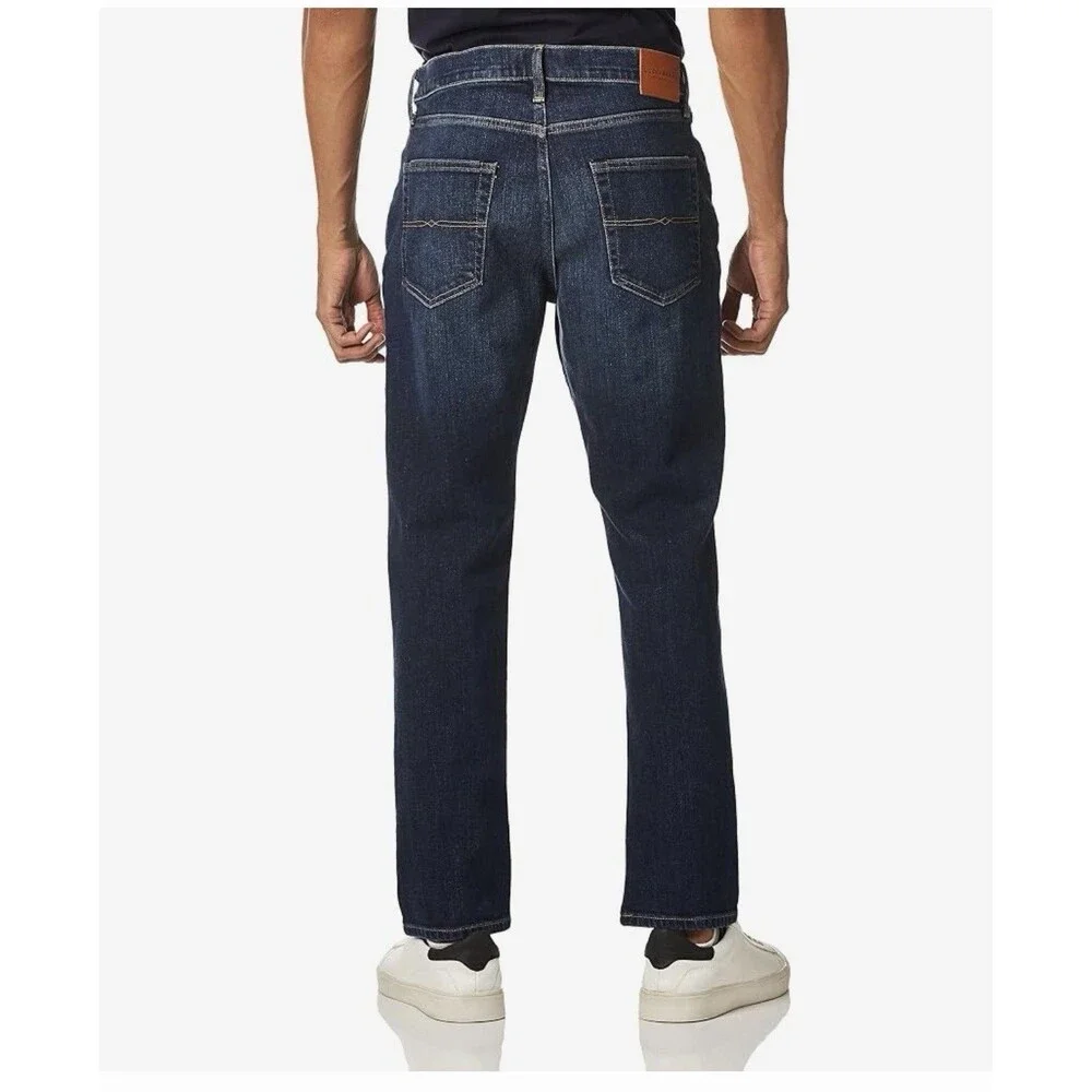Lucky Brand Mens 410 Straight Jeans Stretch Denim 32 x 33.5 Academia Western